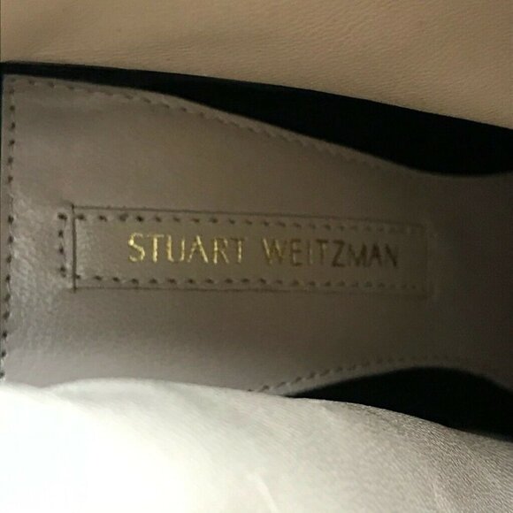 Stuart Weitzman Atomic West Ankle Boots Black 6 - Picture 7 of 9
